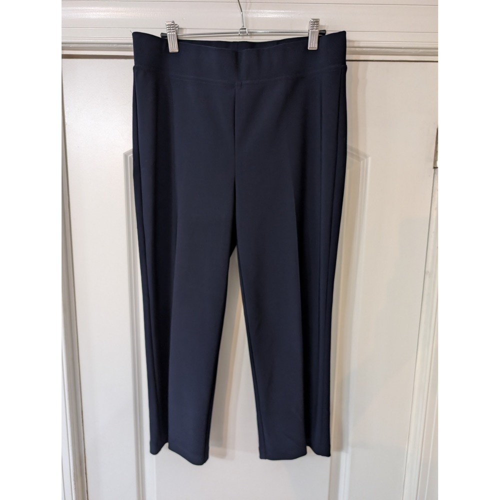 Joseph Ribkoff Blue Cropped Pull‎ On Pants Womens 12 NEW office career night out